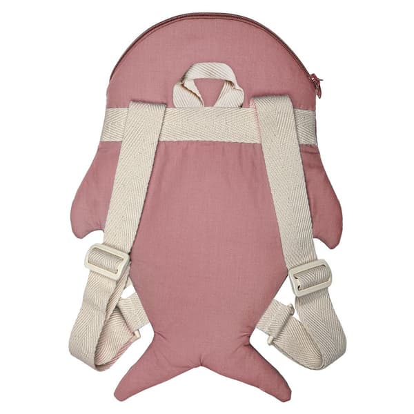 Baby Bites Haj Børnehave Taske Rosa 1-12 Months