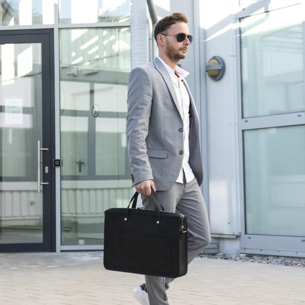Hama "Classy" Laptop Bag, Top-loader, up to 40 cm (15.6"), black