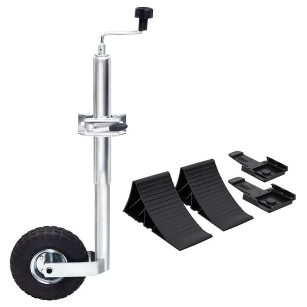 vidaXL næsehjul 48 mm med med 1 splitklemme og stopklodser