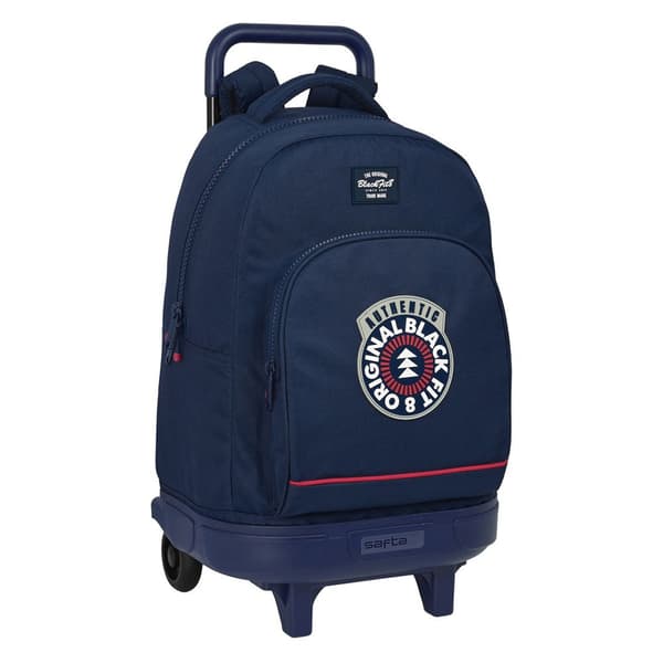 Safta Med Trolley Wheels Blackfit Compact 8 Äkta Ryggsäck