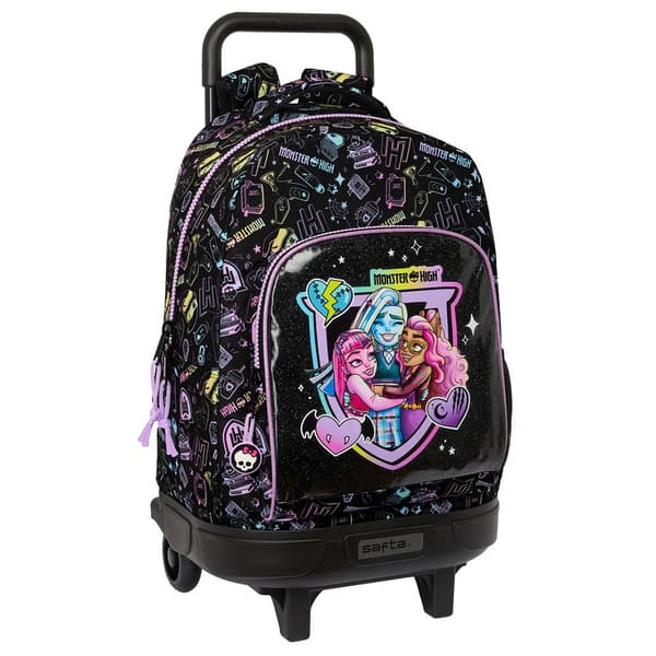 Safta Med Trolleyhjul Monster High Rygsæk Compact