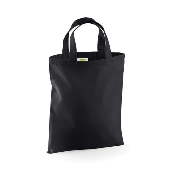 Westford Mill Mini Reusable Tote Bag Black One Size