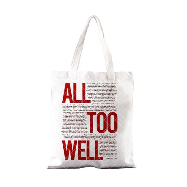 INF Multi-Purpose Shopping Bags Tote Bags ALL TOO WELL