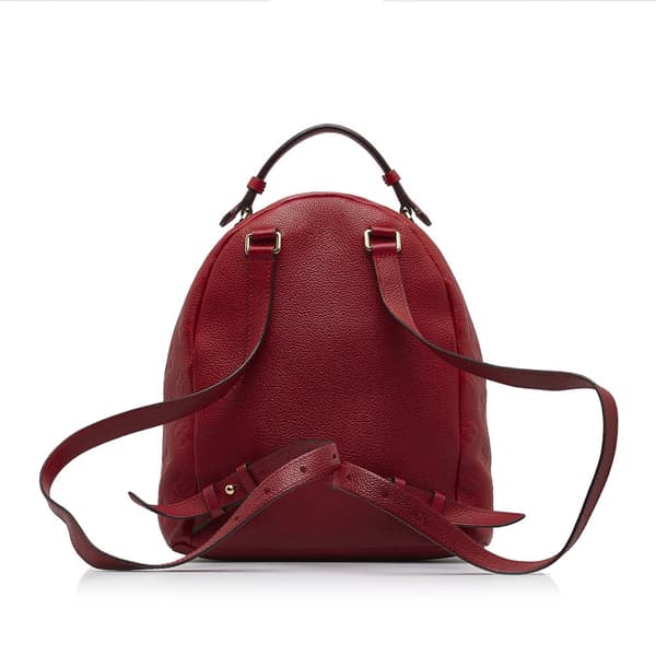 Pre-owned Louis Vuitton Monogram Empreinte Sorbonne Red