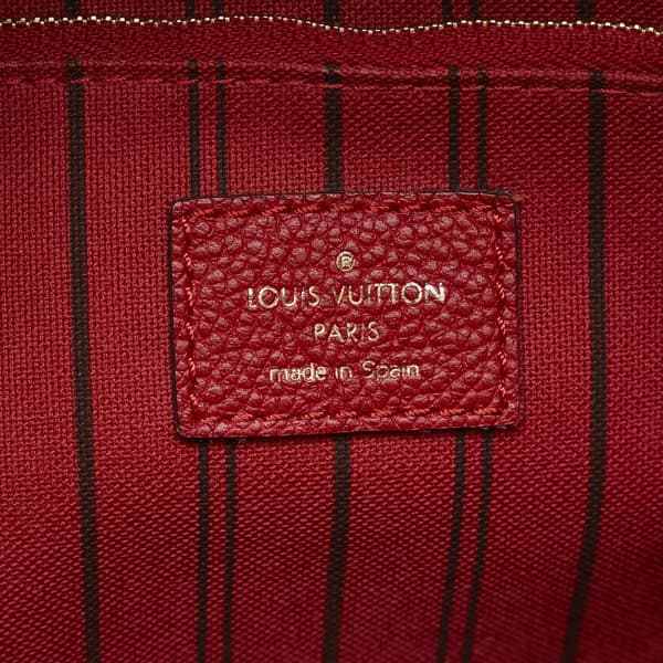 Pre-owned Louis Vuitton Monogram Empreinte Sorbonne Red