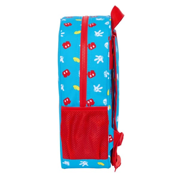 Koululaukku Mickey Mouse Clubhouse Fantastic Sininen Punainen 26 x 34 x 11 cm