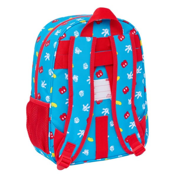 Koululaukku Mickey Mouse Clubhouse Fantastic Sininen Punainen 26 x 34 x 11 cm