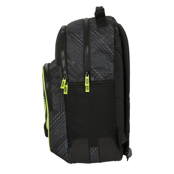 Skoletaske Nerf Get ready Sort 32 x 42 x 15 cm