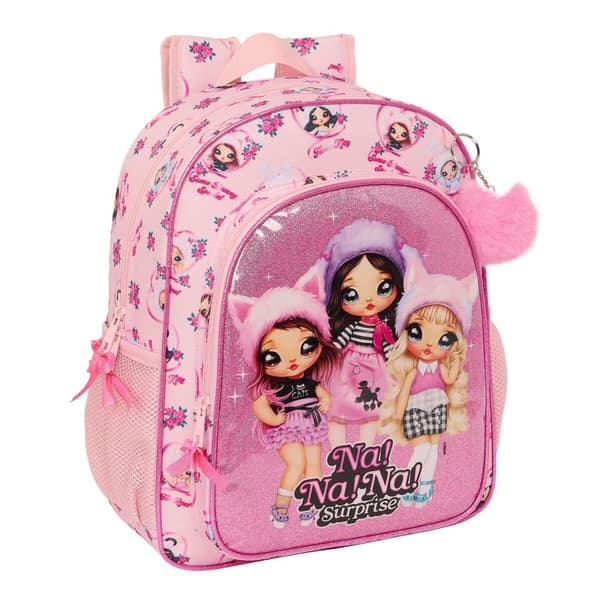 Skoletaske Na!Na!Na! Surprise Fabulous Pink 32 X 38 X 12 cm