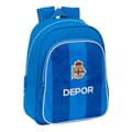 Miniatyrbillede 1 af 3: Skoletaske R. C. Deportivo de La Coruña Blå 27 x 33 x 10 cm