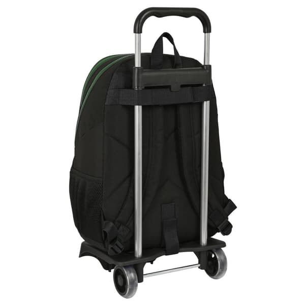 Skoleryggsekk med Hjul Munich Caviar Svart 32 x 44 x 16 cm
