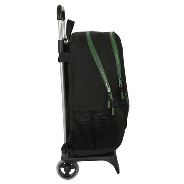 Skoleryggsekk med Hjul Munich Caviar Svart 32 x 44 x 16 cm
