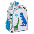 Miniatyrbilde 1 av 3: Skolebag Algo de Jaime Hvit 33 x 42 x 14 cm