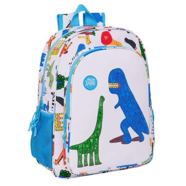 Skolebag Algo de Jaime Hvit 33 x 42 x 14 cm