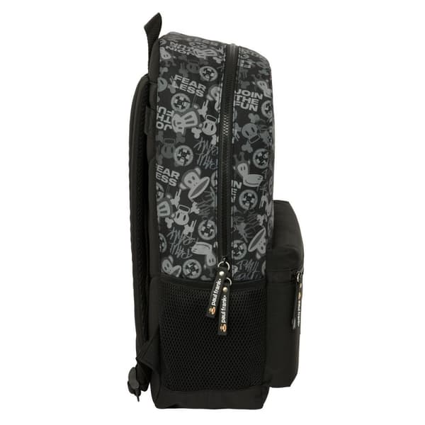 Skolebag Paul Frank Join the fun Svart 30 x 46 x 14 cm