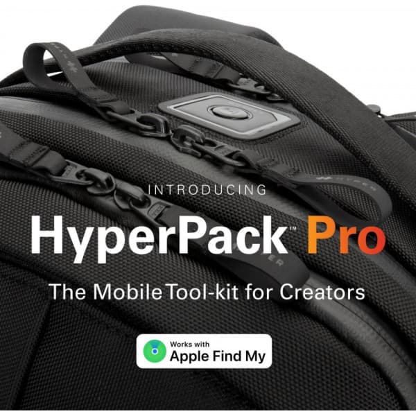 Targus HyperPack Pro-rygsæk med Find My®-sporing, sort