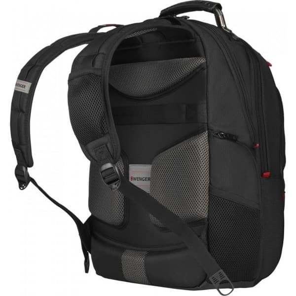 Wenger Pegasus Deluxe-rygsæk til bærbar computer på 16", sort