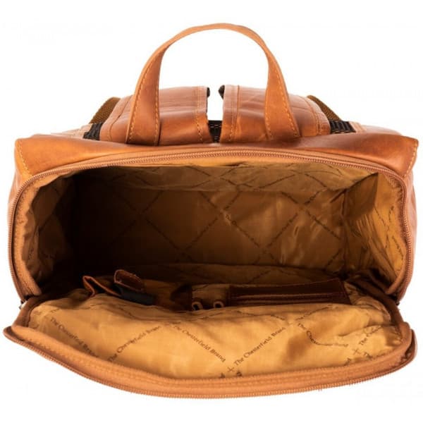 The Chesterfield Brand Rich -ryggsäck för 15,6" bärbar dator, konjak