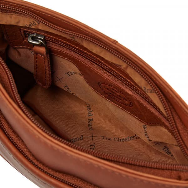 The Chesterfield Brand Salerno - axelväska, konjak