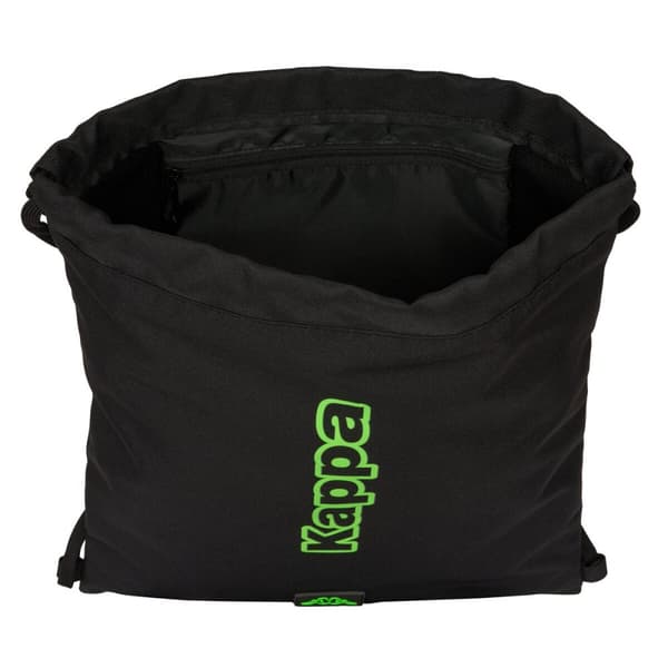 Rygsæk med Snore Kappa Black Sort 35 x 40 x 1 cm