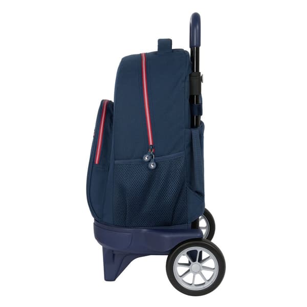 Skolerygsæk med Hjul El Ganso Classic Marineblå 33 X 45 X 22 cm
