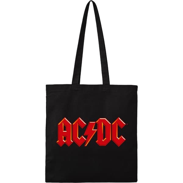 AC/DC Cotton Tote Bag: Logo