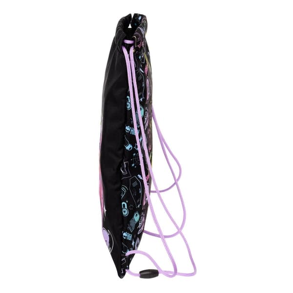 Rygsæk med Snore Monster High Sort 26 x 34 x 1 cm