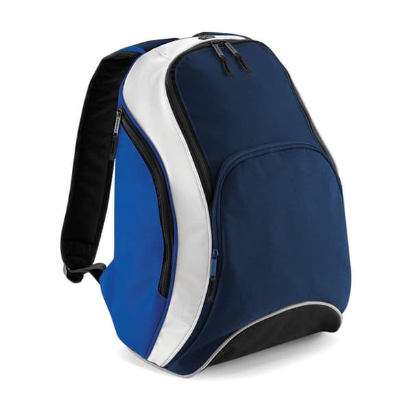 Bagbase Teamwear Backpack French Navy/Bright Royal Blue/White One Size