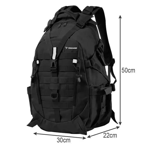 Ryggsäck med Regnskydd / Militärväska - 25L