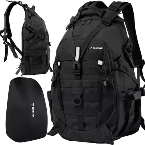 Ryggsäck med Regnskydd / Militärväska - 25L