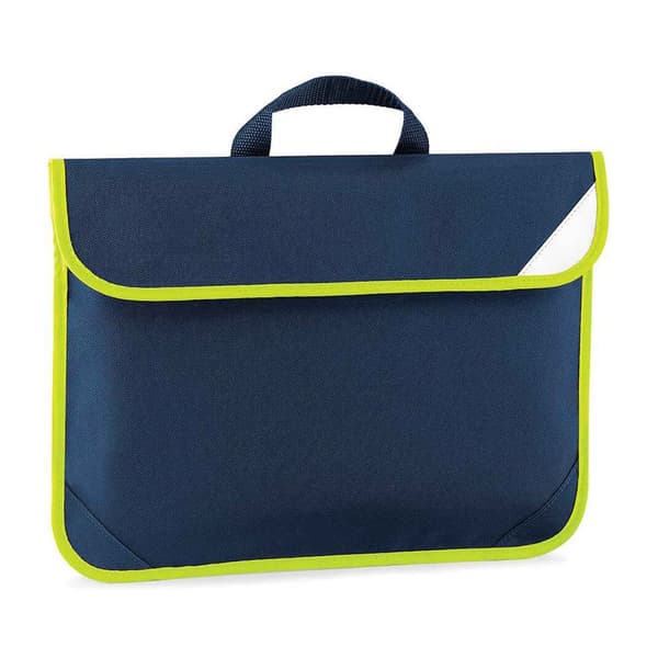 Quadra Hi-Vis Book Bag French Navy One Size