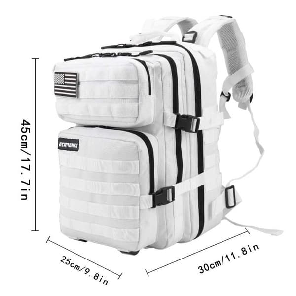 Elitex Training Taktisk Rygsæk 25l Hvid
