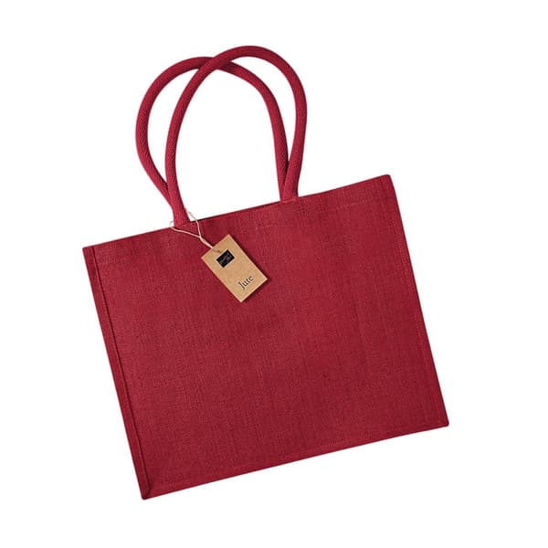 Westford Mill Klassisk shoppingväska i jute