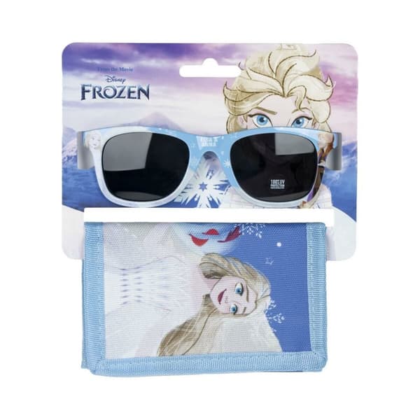 Sunglasses and Wallet Set Frozen Blå