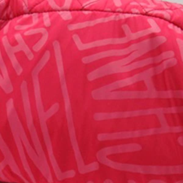Pre-owned Chanel Printed Nylon Coco Neige Convertible Backpack Pink