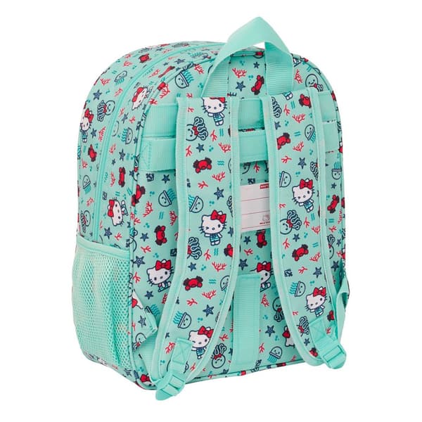 Safta Spädbarn Ryggsäck 34 Cm Hello Kitty Sea Lovers Grönt