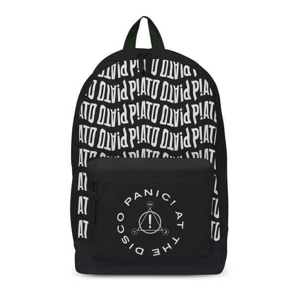 RockSax Panic! At The Disco-ryggsäck med logotyp Black/White One Size