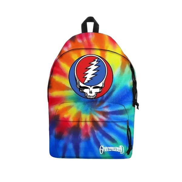 RockSax Steal Your Face Grateful Dead Backpack Blue/Red/Yellow One Size