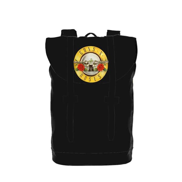 RockSax Ryggsäck med Guns N Roses-logotyp Black/Yellow One Size