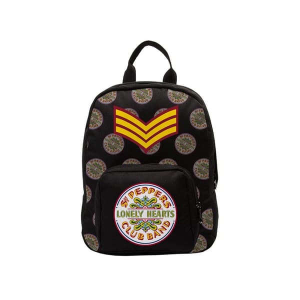 RockSax Sgt Peppers The Beatles Mini Backpack Black/Yellow/White One Size