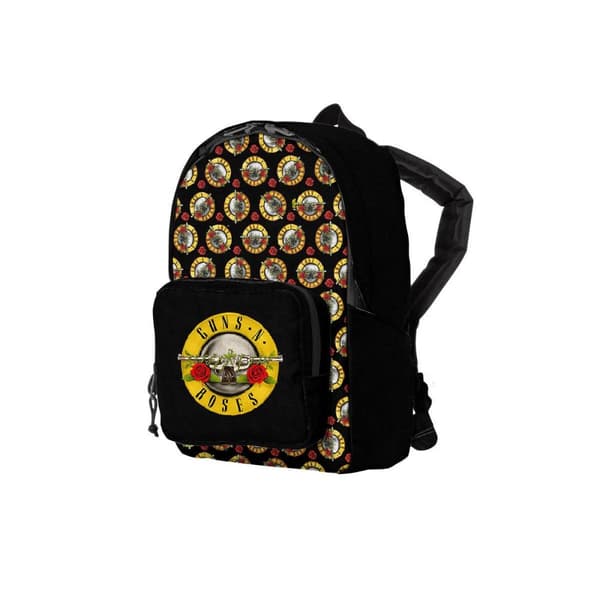 RockSax Guns N Roses-ryggsäck med All Over-tryck Black One Size
