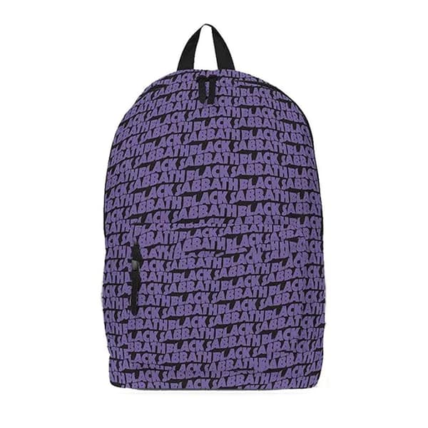 RockSax All Over Print Black Sabbath Backpack Black/Purple/Acacia One Size