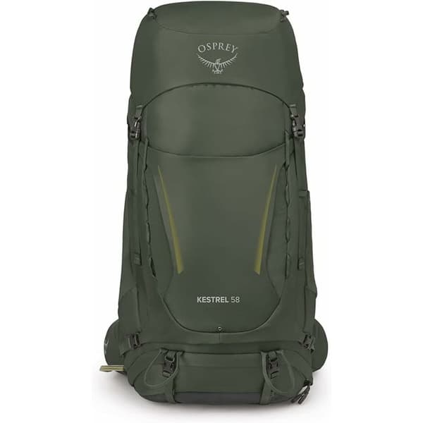 Vaellusreppu Osprey Kestrel Vihreä Khaki 58 L