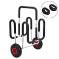 Miniatyrbilde 1 av 7: vidaXL SUP vogn for 2 surfebrett 90 kg aluminium