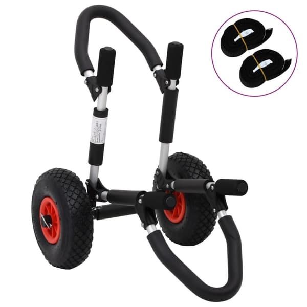 vidaXL kajakvogn 45 kg foldbar aluminium