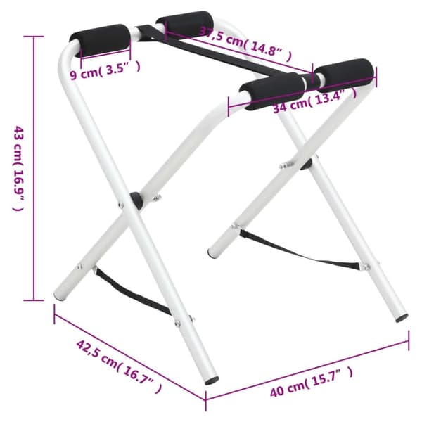 vidaXL Kajakktralle 90 kg aluminium