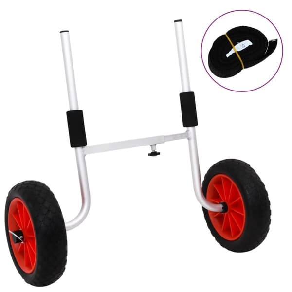vidaXL Kajakkikärry 90 kg alumiini