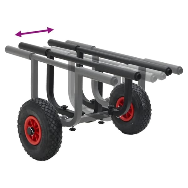 vidaXL Kajakktralle 90 kg aluminium