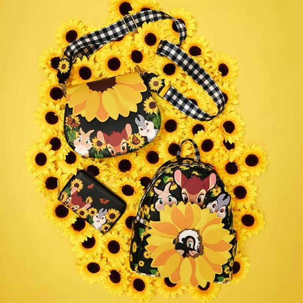 Loungefly Sunflower 26 Cm Bambi Backpack Gul