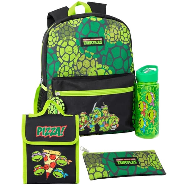Teenage Mutant Ninja Turtles Ryggsäckssats (förpackning om 4) Black/Green One Size